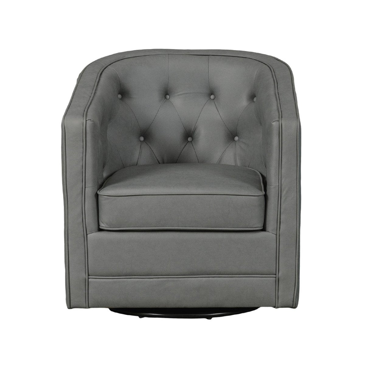 Caddo Swivel Chair [Leathaire] | Titan Chair
